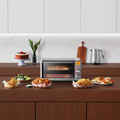Breville the Smart Oven Air Fryer Compact Silver BOV680BSS1BUC1