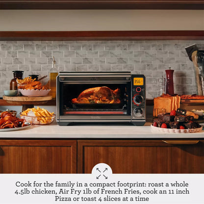 Breville the Smart Oven Air Fryer Compact Silver BOV680BSS1BUC1