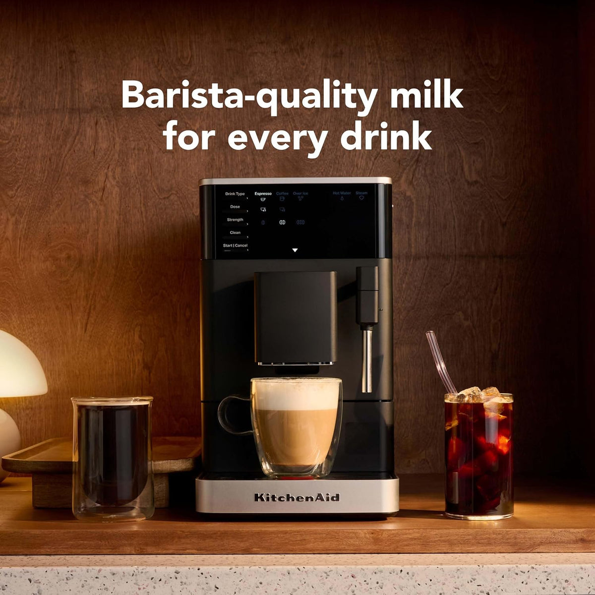 Kitchenaid Fully Automatic Espresso Machine KF2 with Iced Coffee, KES8452