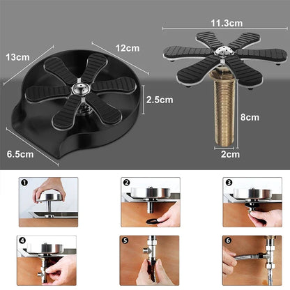 Faucet Glass Rinser High Pressure Cup Washer for Kitchen Sink Glass Beer Coffee Milk Tea Cup Cleaner Bar Accessories Clean Tool