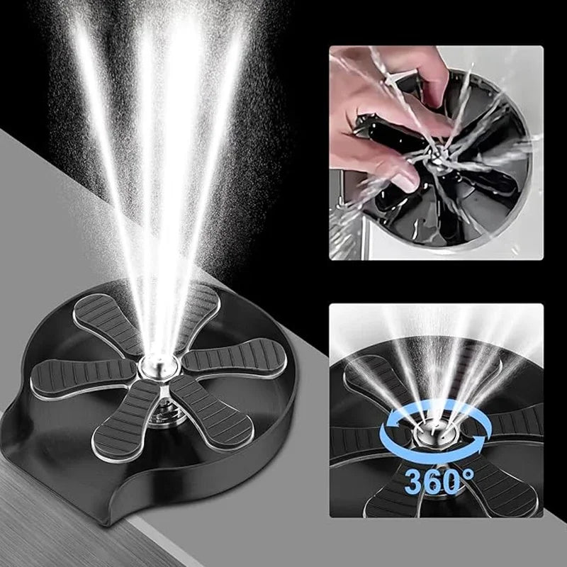Faucet Glass Rinser High Pressure Cup Washer for Kitchen Sink Glass Beer Coffee Milk Tea Cup Cleaner Bar Accessories Clean Tool