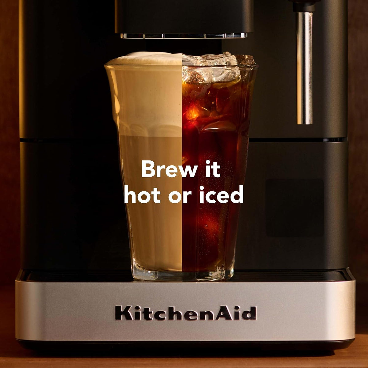 Kitchenaid Fully Automatic Espresso Machine KF2 with Iced Coffee, KES8452