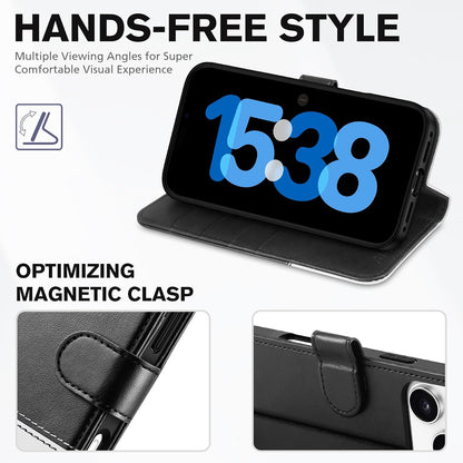 Wallet Case for Iphone 18 Pro Max/17 Pro Max, Stand, Black & White