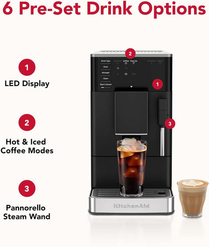 Kitchenaid Fully Automatic Espresso Machine KF2 with Iced Coffee, KES8452